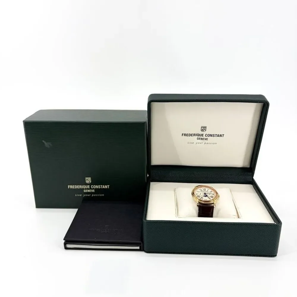 Frederique Constant Classic Business Timer Gold Brown